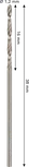Bosch PRO Metal HSS-G 1,2 mm spirālveida urbis.
