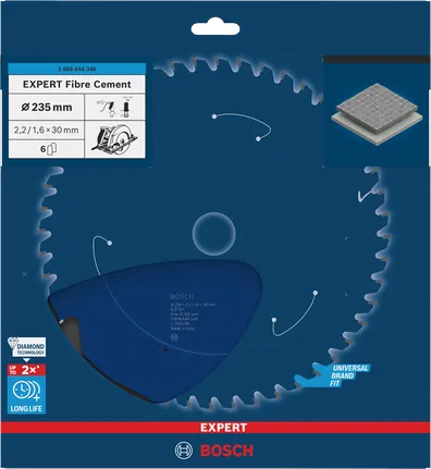 Bosch EXPERT šķiedru cementa ripzāģa asmens 235 mm.