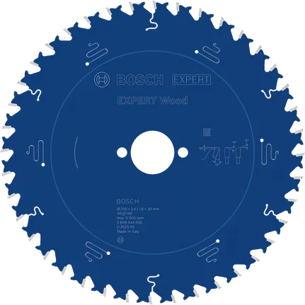Bosch EXPERT koka ripzāģa asmens 210 mm T40.