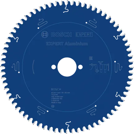 Bosch EXPERT alumīnija ripzāģa asmens 210 mm.