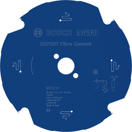 Bosch Expert šķiedru cementa ripzāģa asmens.