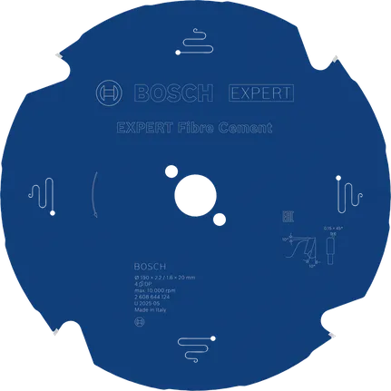 Bosch EXPERT šķiedru cementa ripzāģa asmens, 190 mm.