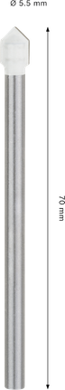 Bosch CYL-9 mīkstais keramikas urbis 5,5 x 70 mm.