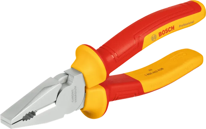 Bosch VDE kombinētās knaibles 180 mm elektroinstalācijas darbiem.