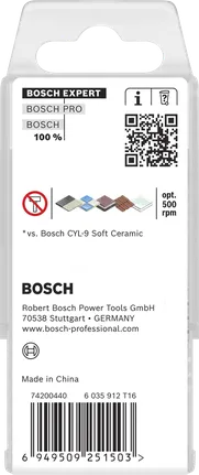 Bosch EXPERT HEX-9 cieto keramikas urbju komplekts 6 x 90 mm 5 gab.