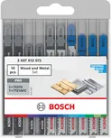 Bosch koka un metāla finierzāģa asmeņu komplekts, 10 gab.