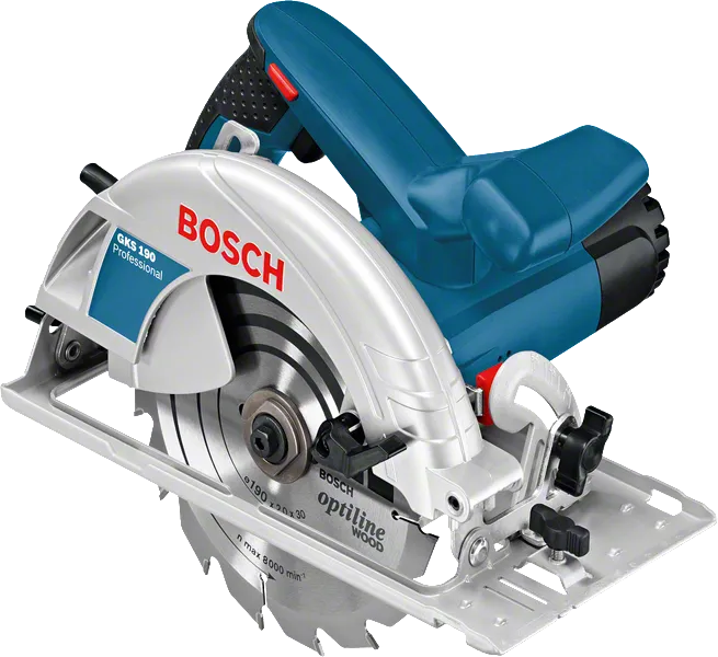 Bosch GKS 190 rokas ripzāģis koka griešanai.