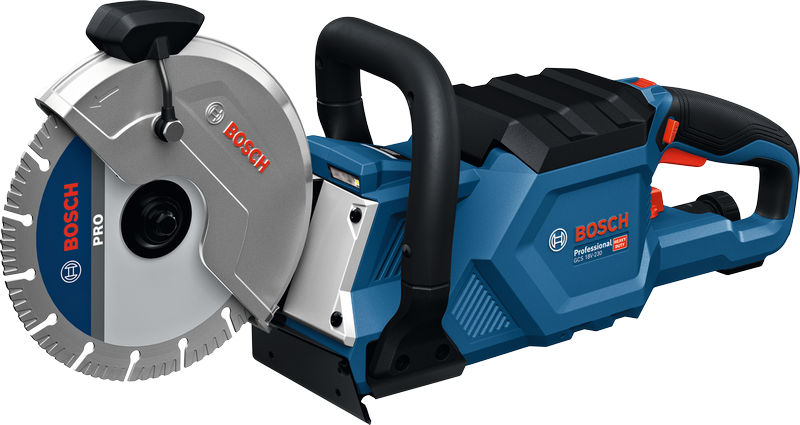 Bosch GCS 18V-230 akumulatora griešanas un slīpēšanas zāģis.