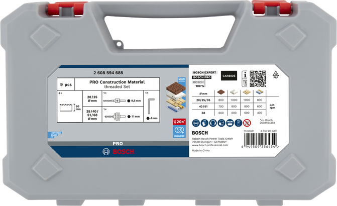 PRO Construction Material komplekts