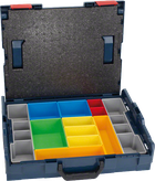 Bosch organizatora kaste ar krāsainiem, noņemamiem nodalījumiem.