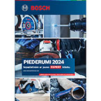 Bosch Professional 2024 katalogs ar instrumentiem un darbarīkiem, daudzveidīgiem attēliem.