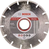 قرص قطع الماس القياسي للرخام من Bosch مقاس 115 ملم.