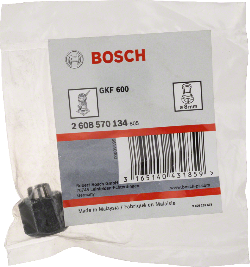 مشبك تثبيت Bosch 8 مم GKF 600.