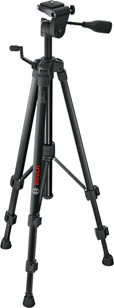 حامل ثلاثي القوائم من Bosch مع ارتفاع ومقبض قابلين للتعديل.