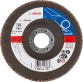 قرص الصنفرة Bosch Flap Disc X551 Expert للمعادن بحبيبات 80 125 مم.