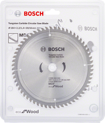 شفرة المنشار الدائرية من Bosch صديقة للبيئة للخشب.
