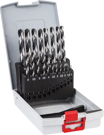 مجموعة مكونة من 19 قطعة من مثقاب Bosch HSS Twist Drill Bit PointTeQ في ProBox.