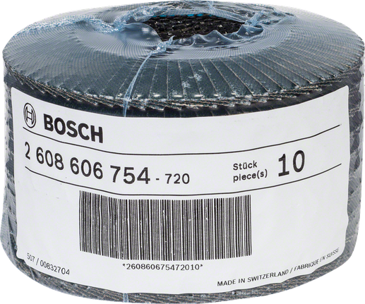 أسطوانة شبكية للصنفرة من Bosch ، 10 قطع للتشطيب السطحي.