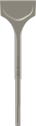 إزميل Bosch PRO SDS max-5C Spade ذو حافة قطع 115 مم.