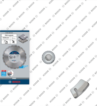 قرص الماس الأسفلتي Bosch PRO 350×20/25.4 مم.