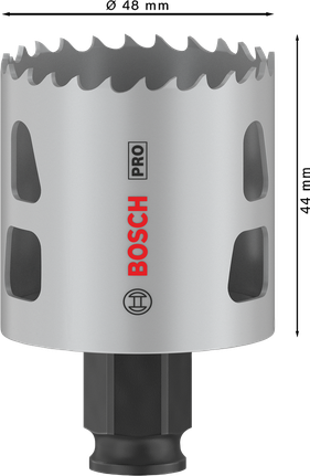 منشار ثقب Bosch PRO متعدد المواد PC Plus مقاس 48 مم.