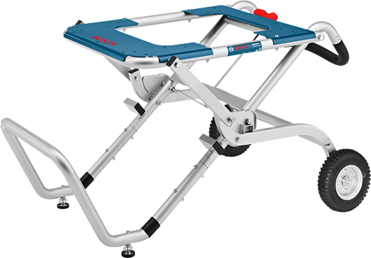 منشار Bosch GTA 60 W، حامل منشار متحرك مع عجلات.