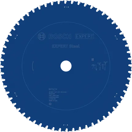 شفرة المنشار الدائرية الفولاذية Bosch EXPERT مقاس 305 مم T60.