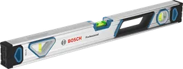 ميزان تسوية من الألومنيوم من Bosch بطول 60 سم يتميز بدقة عالية.