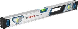 ميزان تسوية من الألومنيوم من Bosch بطول 60 سم يتميز بدقة عالية.