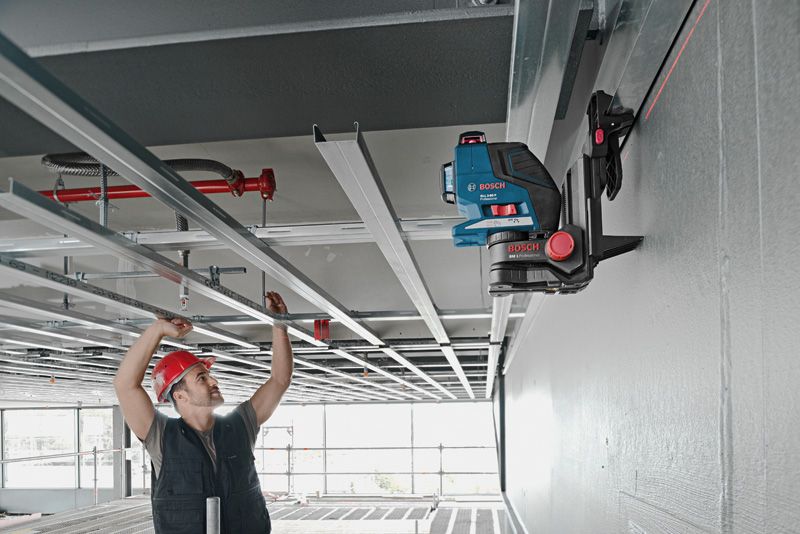 Supporto Universale Bosch BM 1 Per Livelle Laser - Adatto Per Applicazioni A Soffitto E Treppiedi - Foto 4