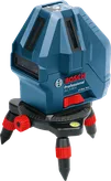 Bosch GLL 5-50 X laser leveling tool with tripod base.
