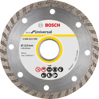 Bosch Professional Bosch 2608602193 Pro Universal Turbo Diamond Blade 150mm x 22mm 3165140869713 