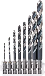 Impact Control HSS Twist Drill Bit Pack, 8-Piece