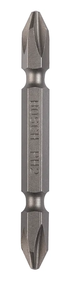Bosch double ended PH2 screwdriver bit, 65mm.