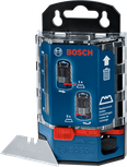 Bosch blade dispenser with 50 replacement blades.