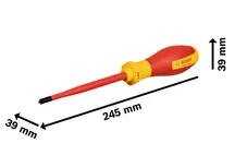 Bosch VDE screwdriver SL/PH2x125 with insulated handle.