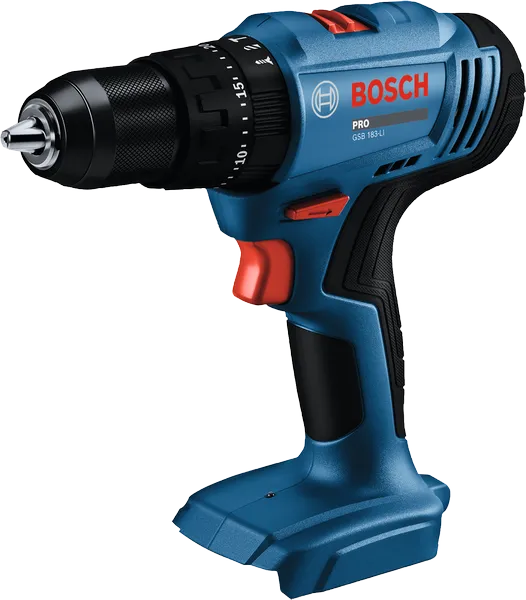 Bosch GSB 183-LI cordless drill driver.