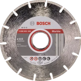 Disque à tronçonner diamanté Bosch Standard pour marbre 115 mm.