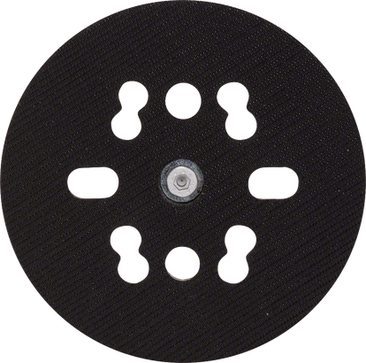 Patin de ponçage Bosch mi-dur 150 mm avec 8 trous.