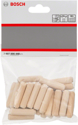 Chevilles en bois Bosch 10 mm.