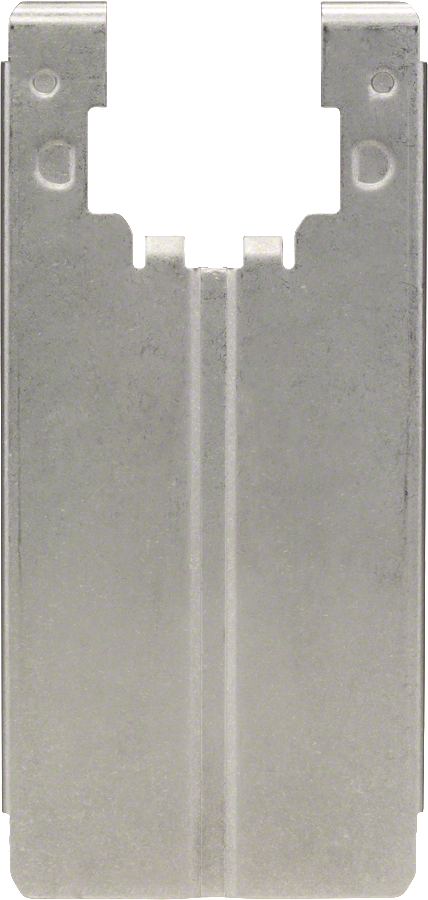Plaque métallique Bosch pour la durabilité de la plaque de base.