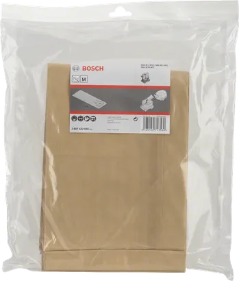 Pack de sacs filtrants en papier Bosch.