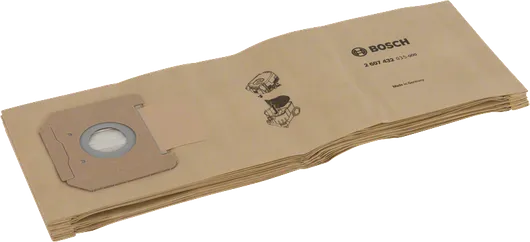 Sac filtrant en papier Bosch pour l'extraction de la poussière.