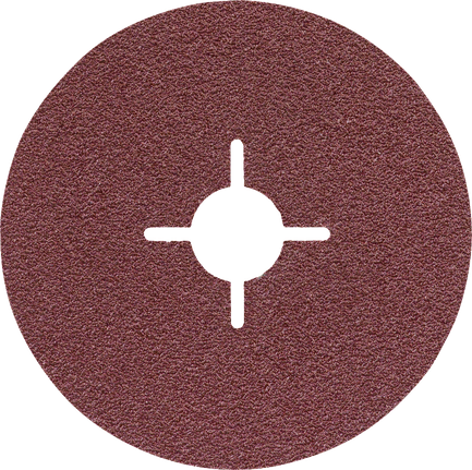 Disque abrasif en fibre Bosch R444 pour métal, grain 60.