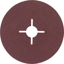 Disque abrasif fibre Bosch R444 Expert pour métal, grain 100.