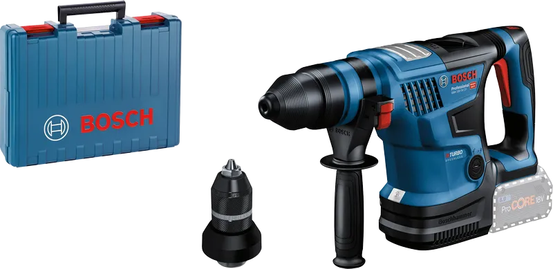 Perforateur Bosch GBH 18V-34 CF avec coffret et mandrin.