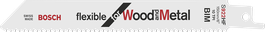 Lame de scie Bosch S922HF pour la coupe du bois et du métal.
