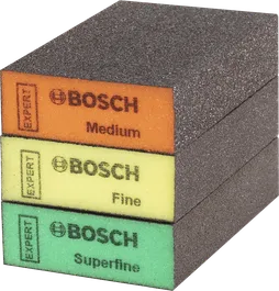 Blocs de ponçage Bosch EXPERT S471 moyen fin superfin.