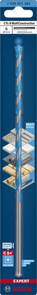 Foret Bosch EXPERT CYL-9 MultiConstruction 8 × 200 × 250 mm.
