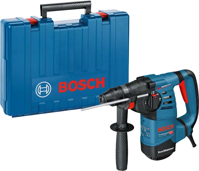 Perceuse à percussion Bosch GBH 3-28 DRE avec mallette de transport.